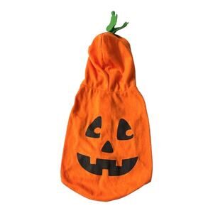 Pumpkin Dog Shirt Costume Orange Size XSmall